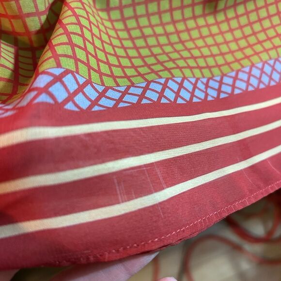 Anthropologie Dream Daily Colorful Patchwork A-Line Skirt Large - Picture 13 of 16